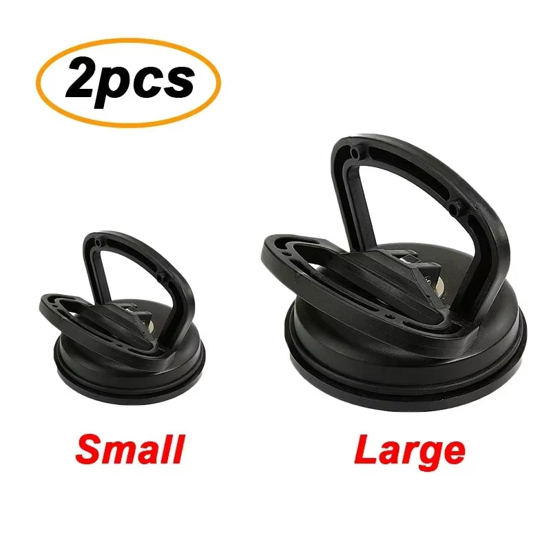Effortlessly Remove Dents with Our 2-Inch Black/Orange Suction Cup Car Repair Tool