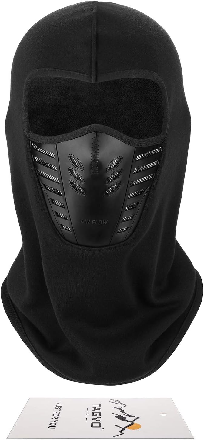 Ultimate Winter Protection: TAGVO Balaclava Ski Mask for Men and Women - Fleece Lined for Maximum Comfort