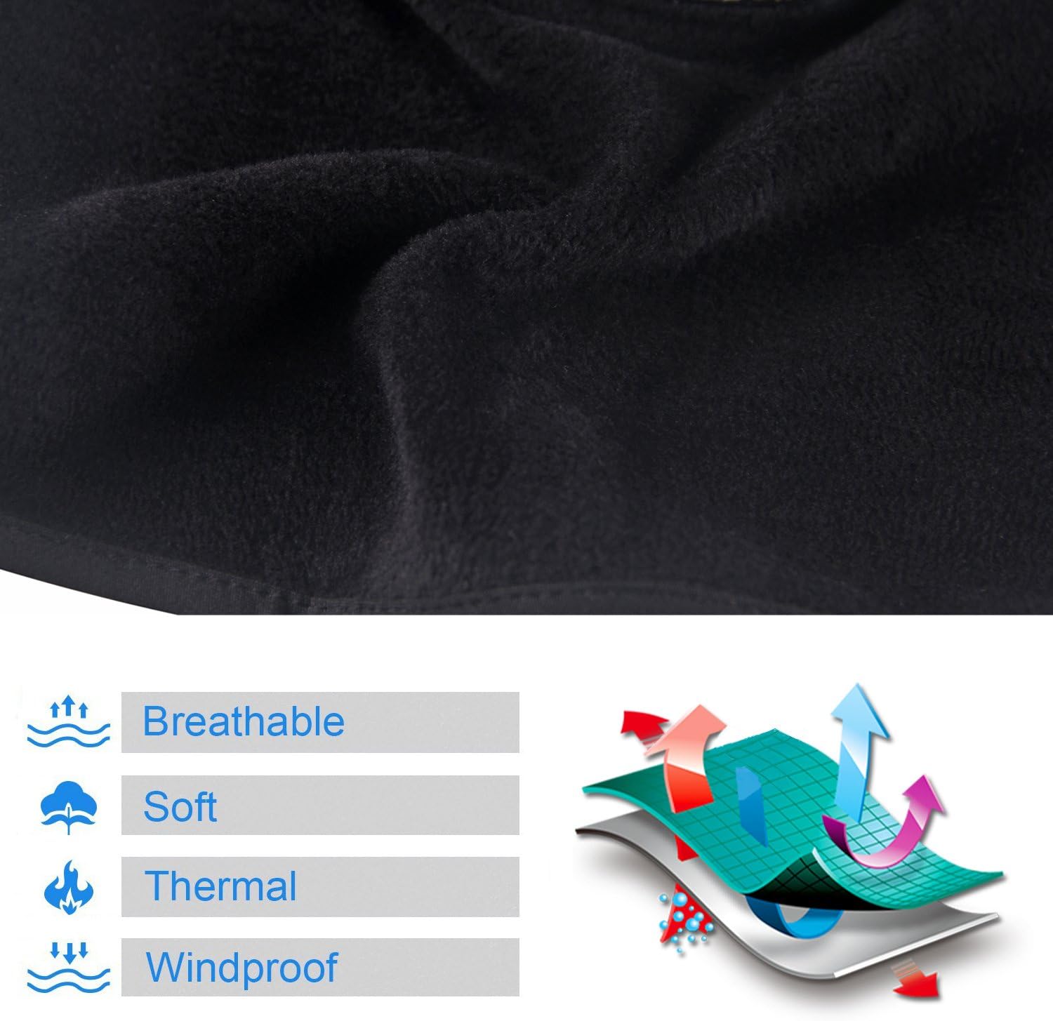 Ultimate Winter Protection: TAGVO Balaclava Ski Mask for Men and Women - Fleece Lined for Maximum Comfort