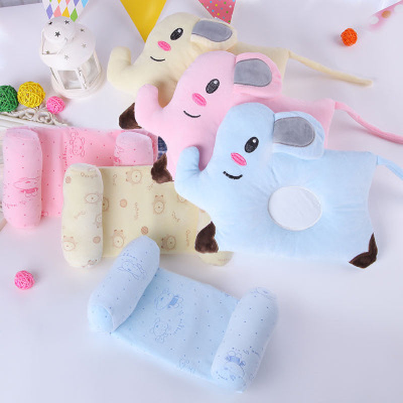 The Newborn Baby Infant Baby Pillow Pillow anti Migraine Pillow Drill Amianthus Memory Cotton Pillow