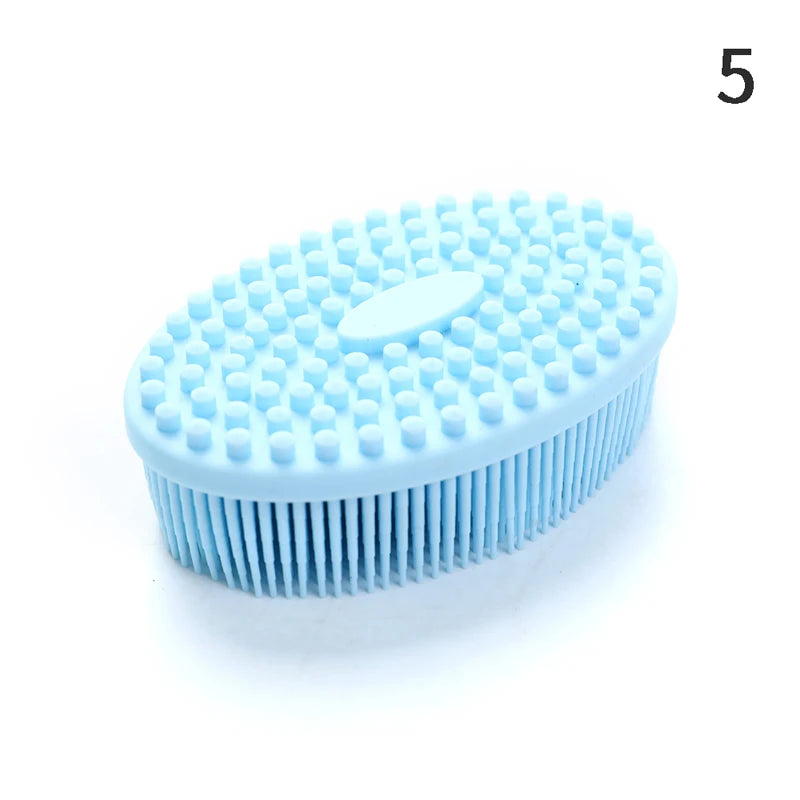 Revitalize Your Bath Time with the Silicone Body Brush - Perfect for Gentle Exfoliation and Massage!