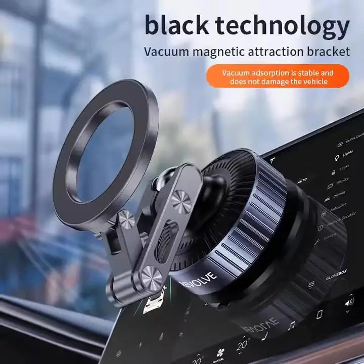 Premium Universal Car Phone Mount - Adjustable Magnetic Suction Support for Navigation