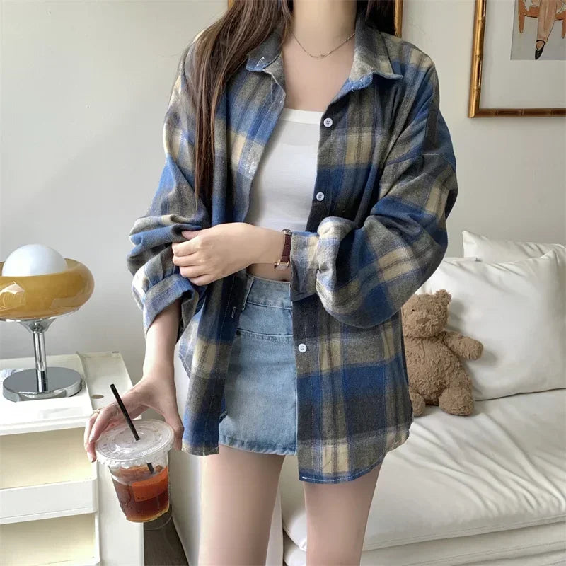 Chic Black Flannel Shirt Jacket