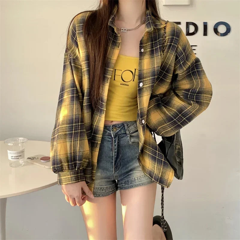 Chic Black Flannel Shirt Jacket