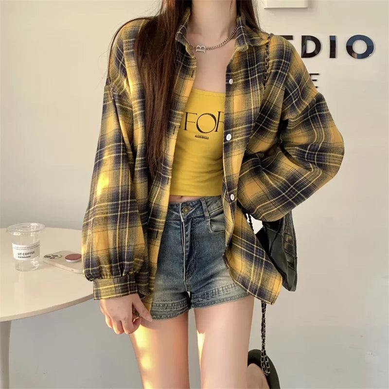 Chic Black Flannel Shirt Jacket