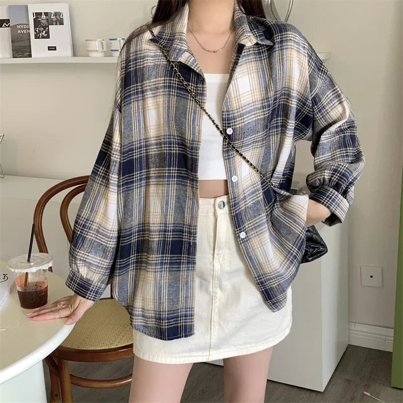 Chic Black Flannel Shirt Jacket